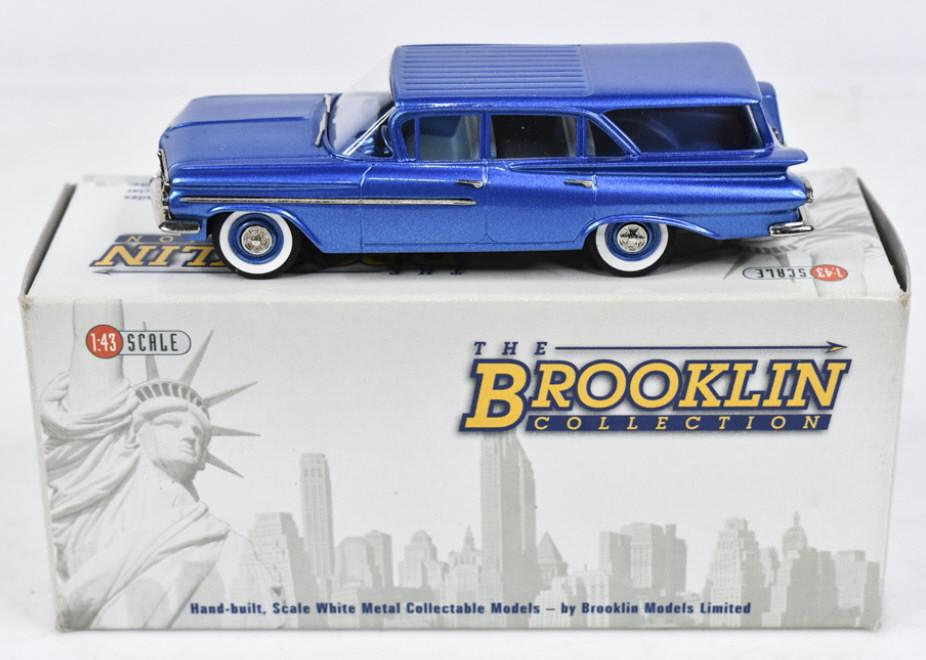 1/43 Brooklin Collection 1959 Chevrolet Brookwood: 1/43 scale Brooklin Collection (No. 145) 1959 Chevrolet Brookwood 4-door station wagon. Good condition in the box.