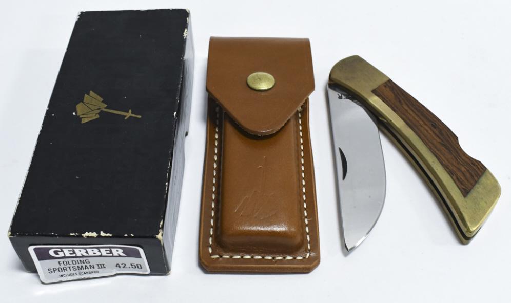 Vintage Gerber Sportsman Iii Folding Knife Vintage Gerber Sportsman Iii Folding Knife