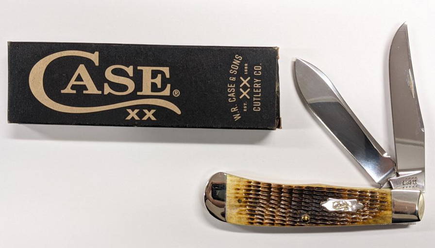 Case XX Antique Rogers Bone Panama Trapper Knife (2444) on Jan 07