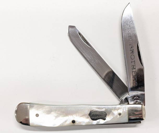 2004 Case Bros Mother of Pearl Trapper Knife 8254 (2588) on Jan 07