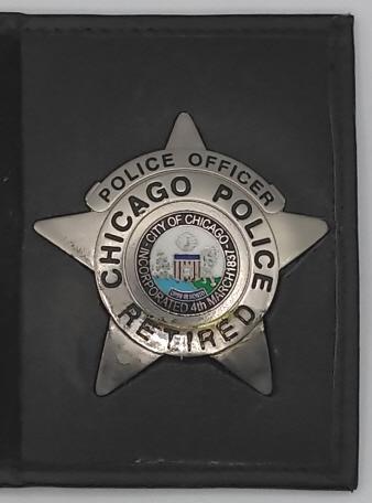 Obsolete Chicago Police Retired Badge (1 of 3)