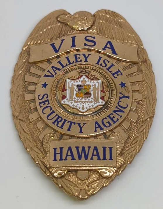 Obsolete Visa, Hawaii Valley Isle Security Agency (1 of 3)