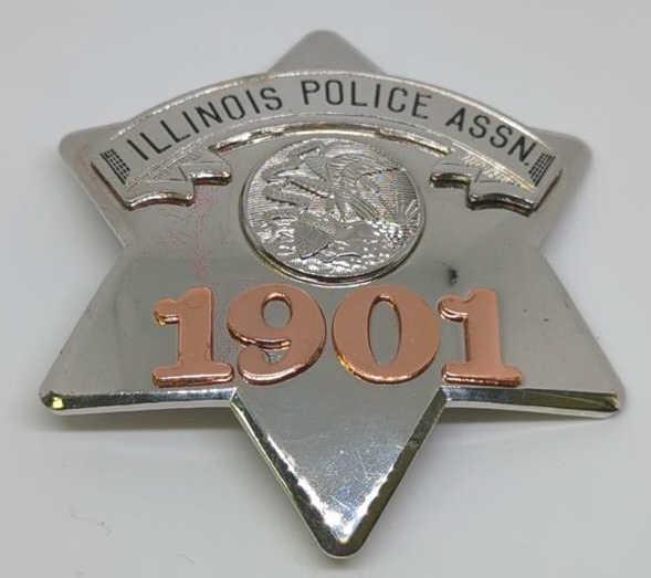Obsolete Illinois Police Association Badge #1901 (1 of 2)