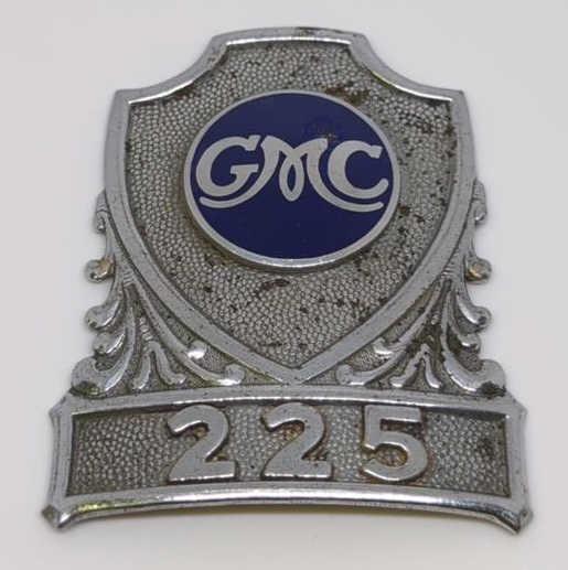 Obsolete GMC Security Shield Badge (1 of 2)