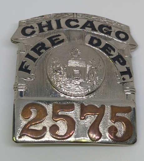 Obsolete Chicago Fire Dept Badge #2575 (1 of 2)