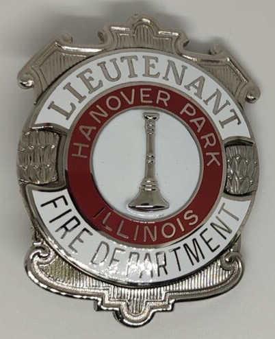 Obsolete Hanover Park, IL Fire Dept Lieut Badge (1 of 2)