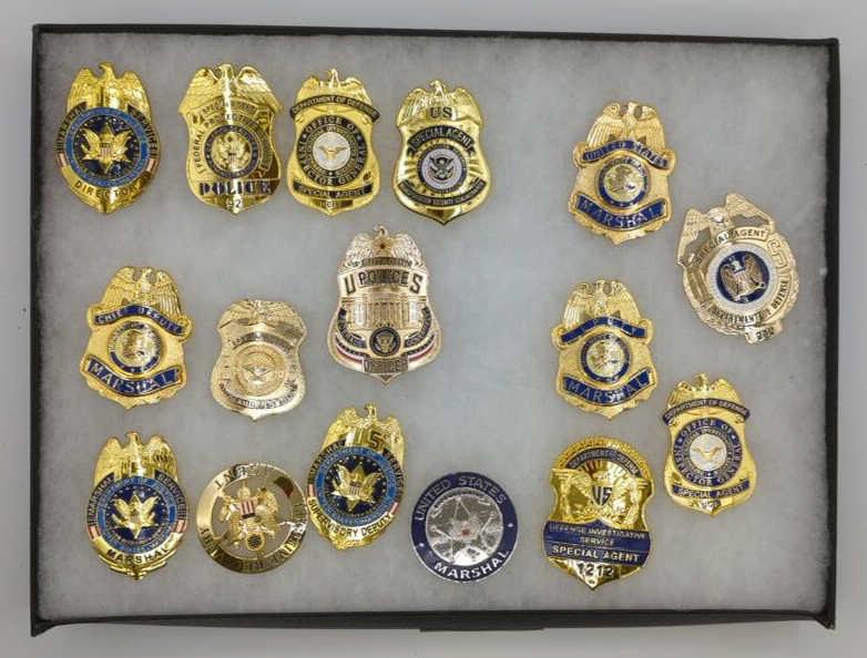 Lot of 16 Commemorative Law Enforcement Badges (1 of 4)