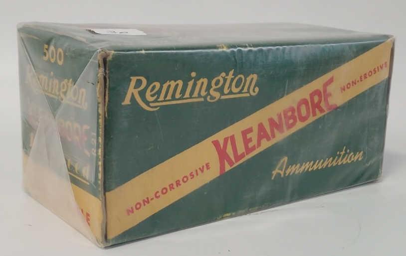 500 Rnds Remington Kleanbore .22 LR Cartridges: 500 rounds of Vintage Remington Kleanbore .22 LR cartridges. Comes in 500 round original brick.