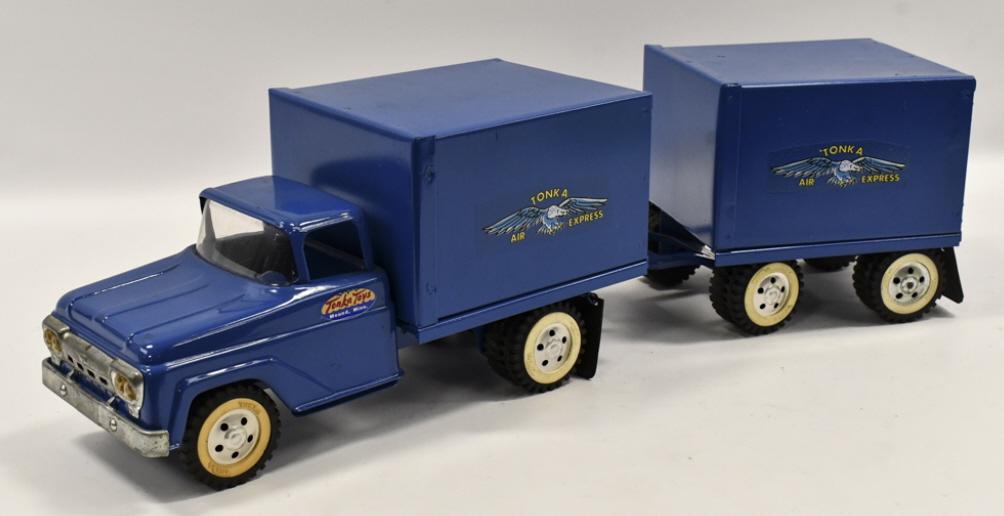 Custom Tonka Air Express Truck w/ Pup Trailer (1 of 11)