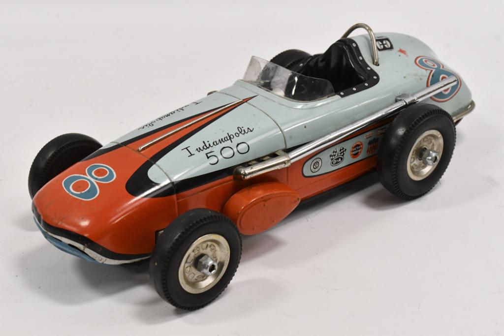 Japanese Tin Sears Exclusive Automatic Toll Gate.