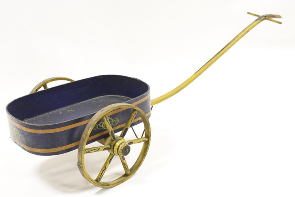 Primitive Wooden Child's Sulky Wagon Toy (1 of 11)