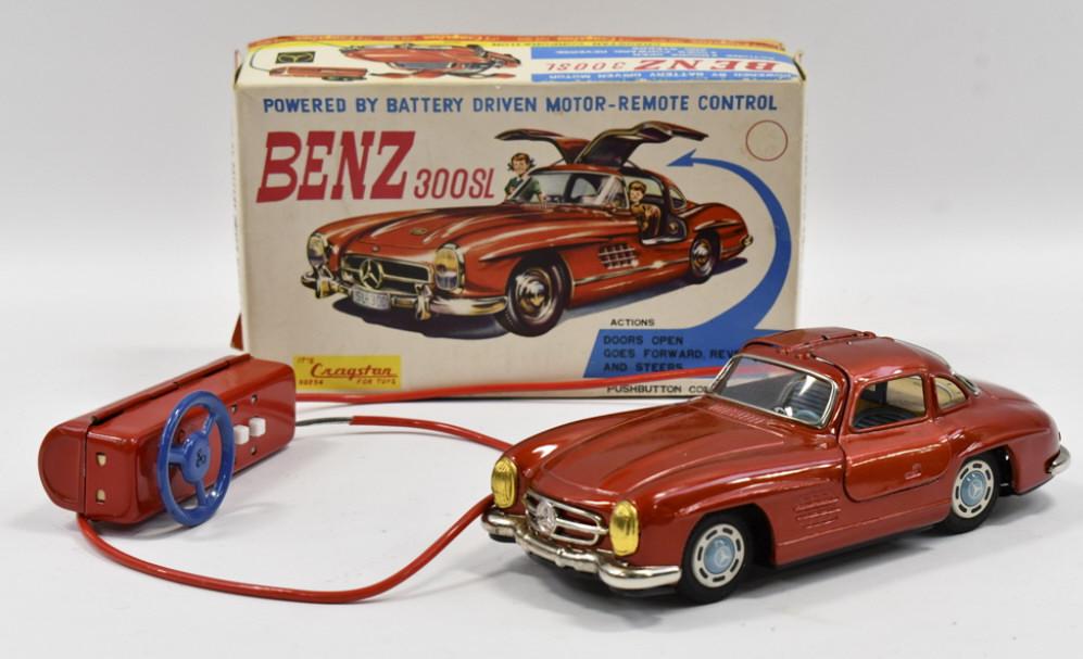 Cragstan Tin Battery Op. Mercedes Benz 300SL w Box (1 of 12)