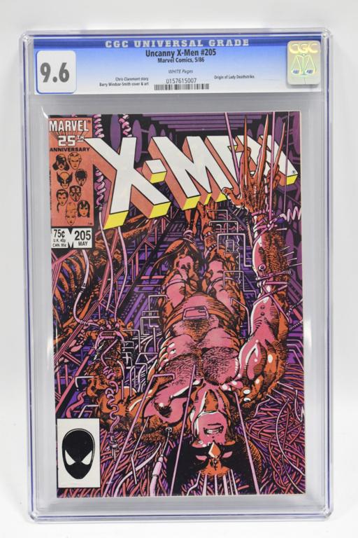 Uncanny X-Men #205 Comic CGC - 9.6 (1 of 9)