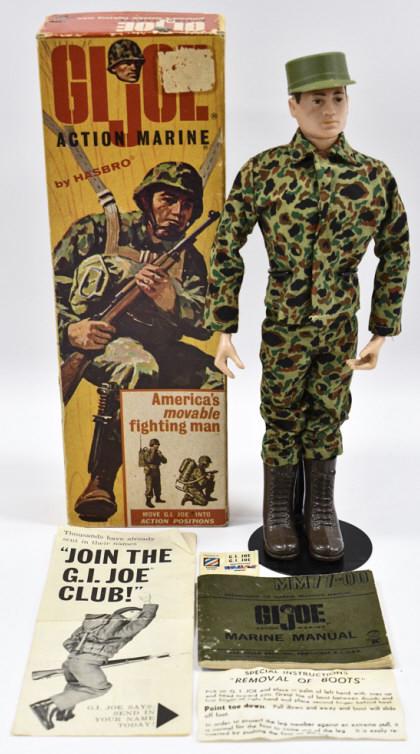 Vtg Hasbro GI Joe #7700 Action Marine Figure w Box (1 of 10)
