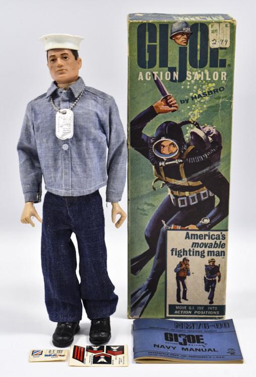 Vintage Hasbro GI Joe Action Sailor #7600 w/ Box (1 of 10)
