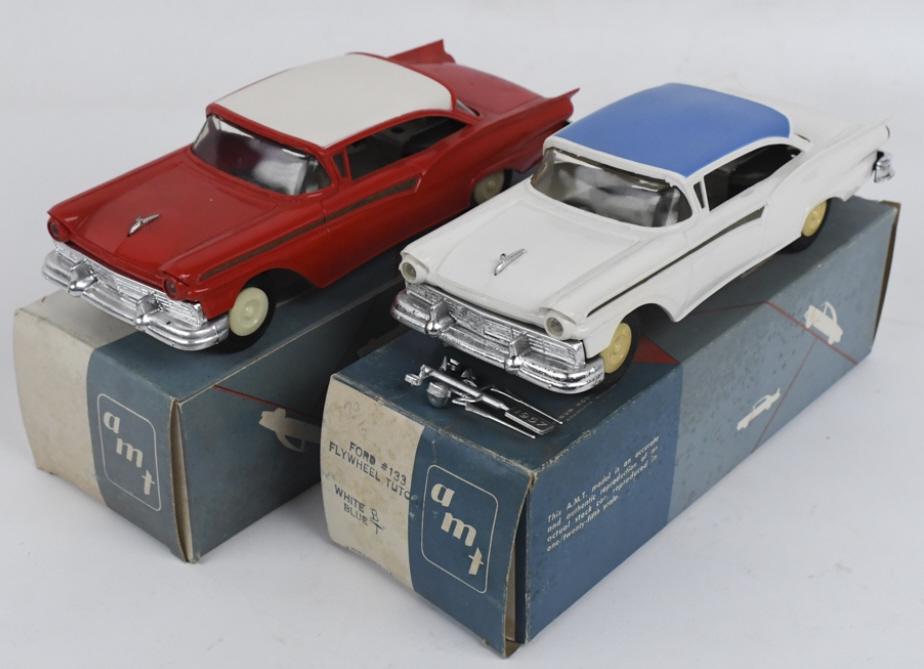 2) 1957 Ford  Fairlane 500 Dealer Promo Cars w Box (1 of 20)