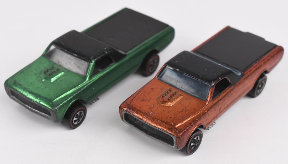 Group of two Hot Wheels Redline Custom Fleetsides (1 of 11)