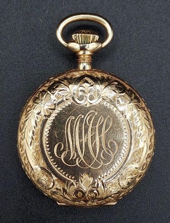 14K Elgin C.D. Peacock Hunter Case Pocket Watch (1 of 7)