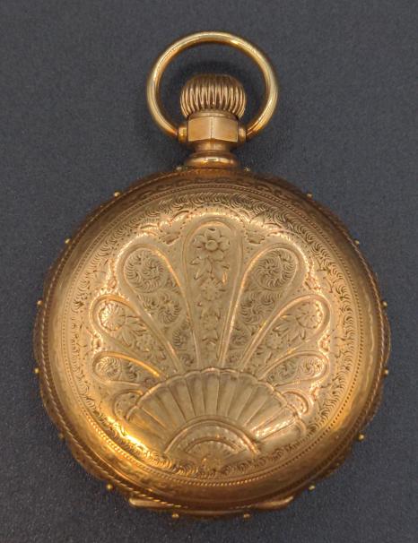 14K Illinois Watch Co. Hunter Case Pocket Watch (1 of 7)