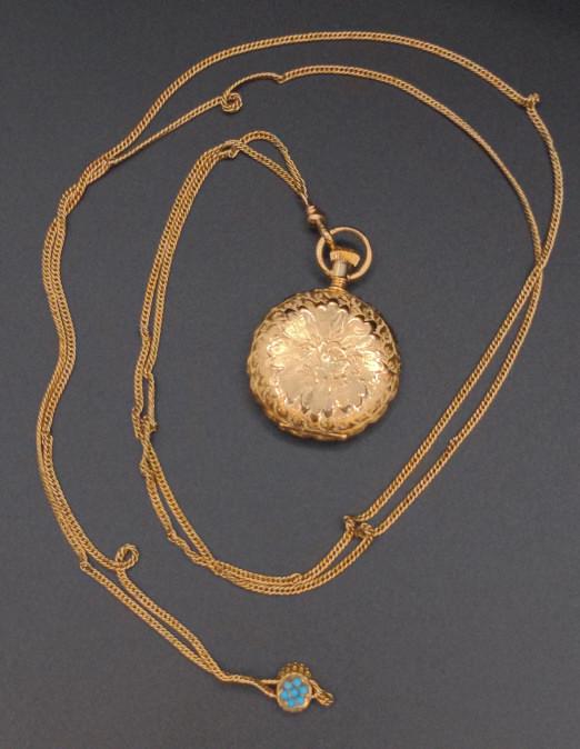 14K Yellow Gold Elgin Hunter Case Pocket Watch (1 of 8)