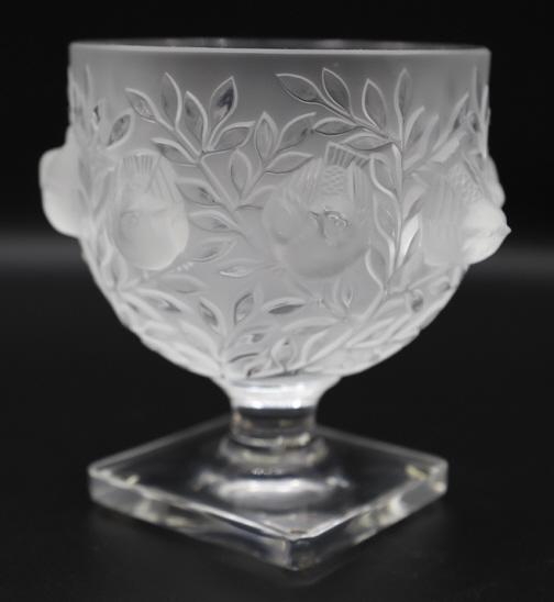 Lalique Crystal "Elizabeth" Compote With Birds (1 of 6)