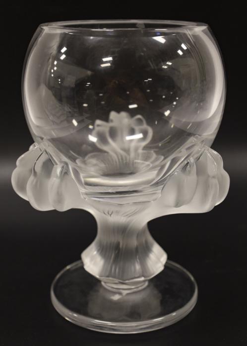 Lalique Crystal Bagheera Claw Vase (1 of 8)