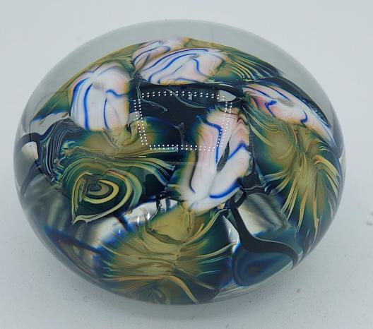 1988 John Lotton Multi Flora Paperweight (1 of 4)