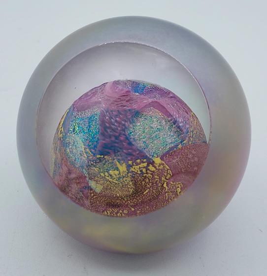 Glass Eye Studio "Vennus" Art Glass Paperweight (1 of 6)