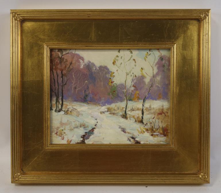George LaChance Winter Landscape Oil On Board (1 of 9)