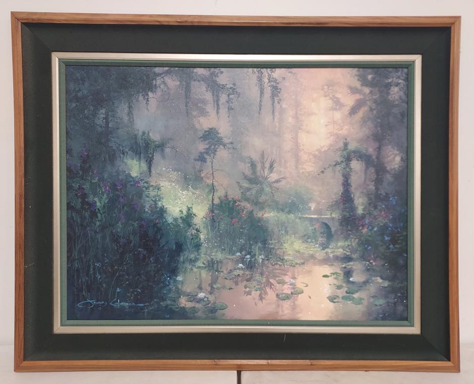 James Coleman "A Warm Silent Mist" Oil On Canvas (1 of 8)