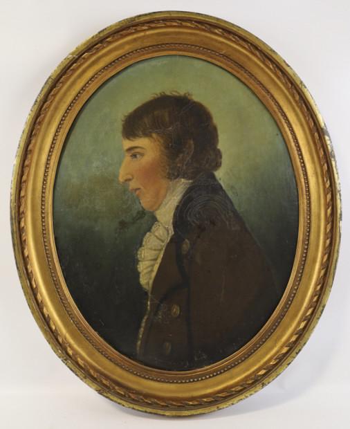 Mid 19th Century Portrait Of A Gentleman On Canvas (1 of 12)