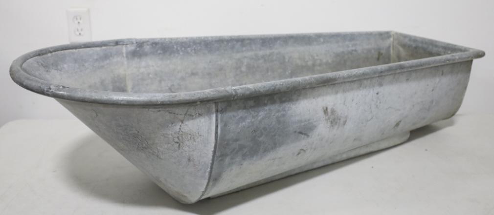 Vintage Krauss Galvanized Steel Child's Bath Tub (1 of 11)