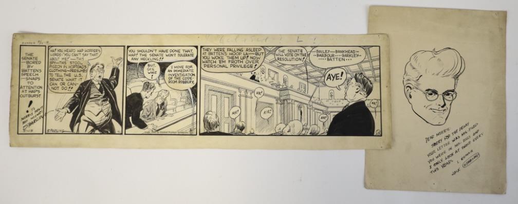 Original Comic Art Board & Letter By Jack Sparling (1 of 20)