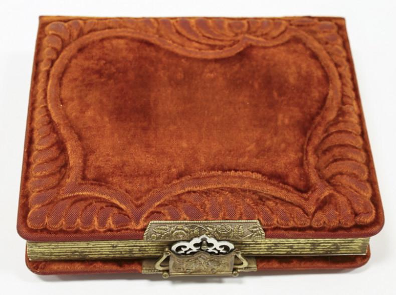 Antique Photo Album W 32 Children's Cabinet Photos (1 of 18)