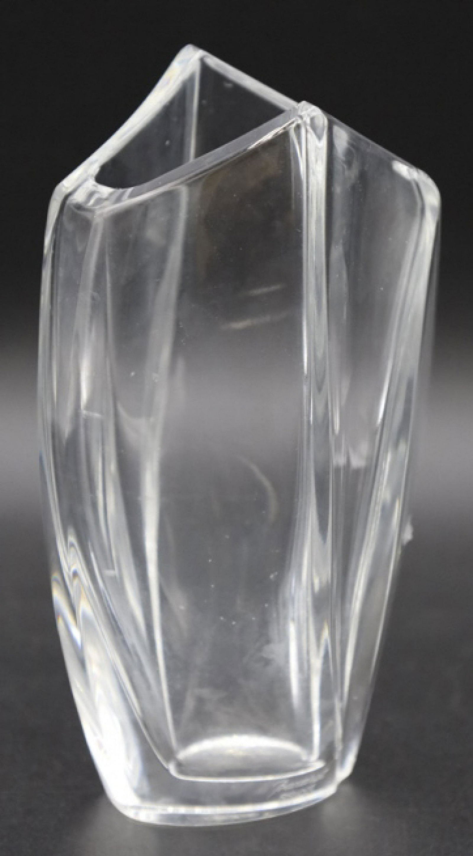 希少 BACCARAT バカラ LALIQUE 20cm SYLVIE CRYSTAL VASE of Embracing Do
