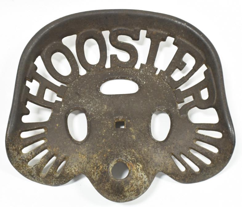 Early Hoosier Cast Iron Implement / Tractor Seat (1 of 5)