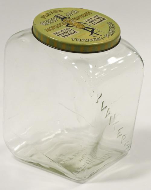 Vintage Planters Peanuts Countertop Adv Glass Jar (1 of 8)
