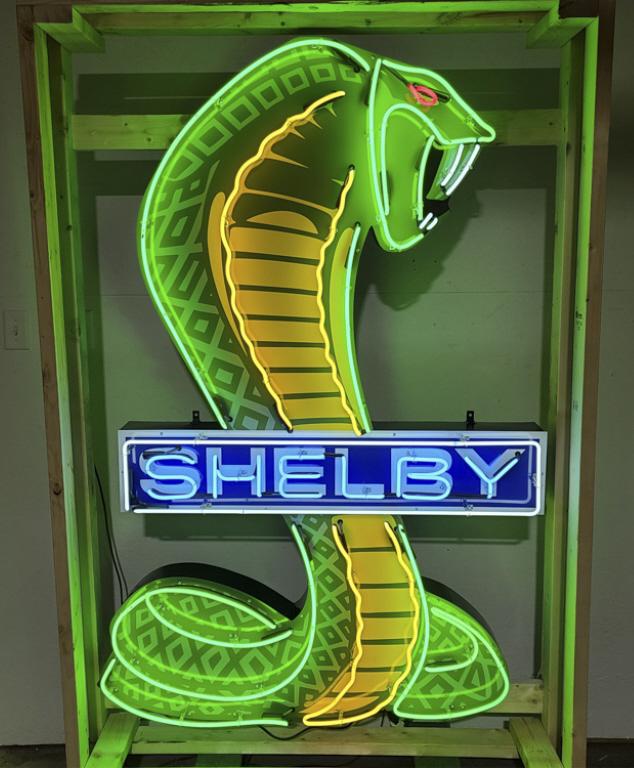 6ft SST Shelby Cobra Animated Neon Sign (1 of 6)