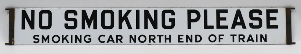 Vintage DSP Railroad Train Car No Smoking Sign (1 of 12)
