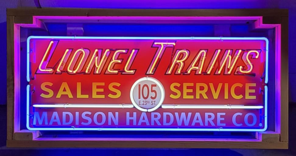 SST Lionel Trains Neon Advertising Sign 48x19 (1 of 6)