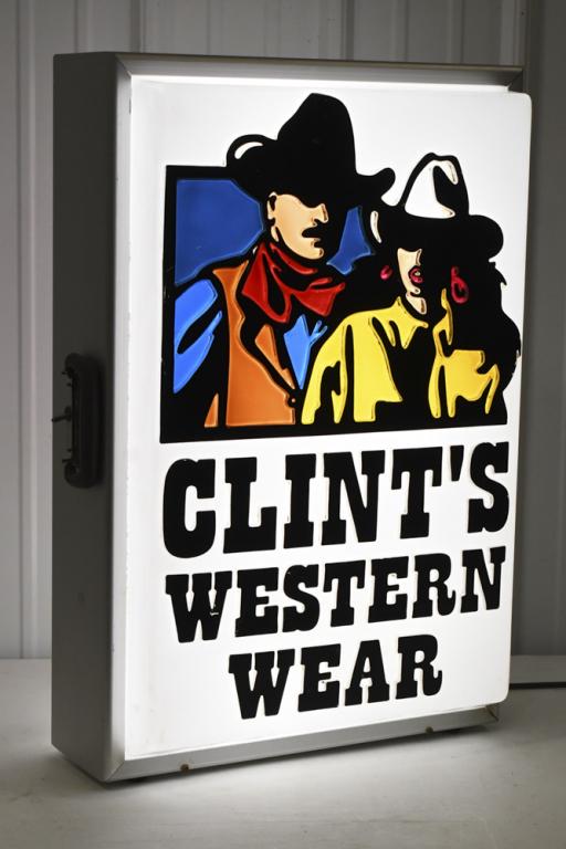 Vintage DS Embossed Lighted Salesman Sample Sign (1 of 11)