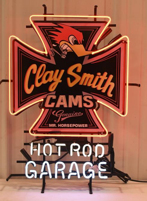 Fantasty Clay Smith Cams Hot Rod Garage Neon Sign