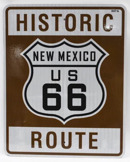 DOT Route 66 New Mexico Reflective Road Sign (1 of 6)