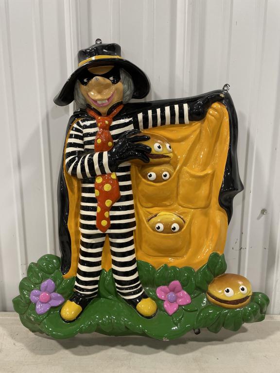 Vintage McDonalds Setmaker Hamburglar Plaque (1 of 8)