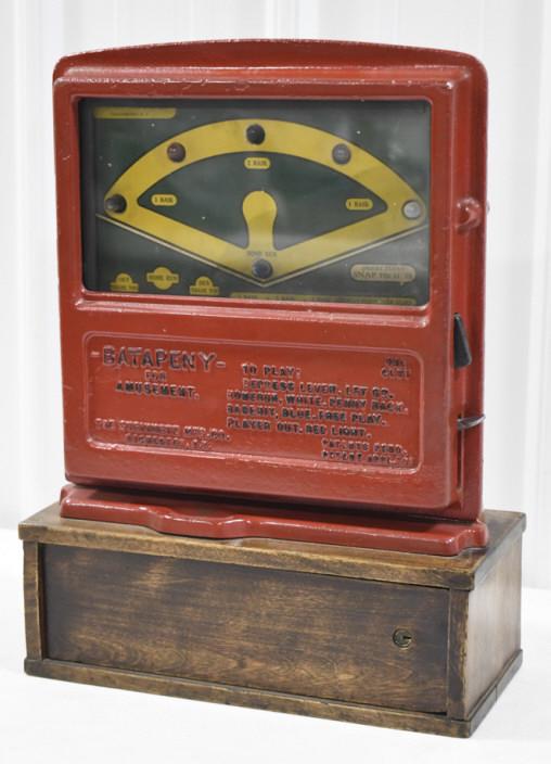 1920s 1 Cent Batapenny Baseball Trade Stimulator (1 of 8)