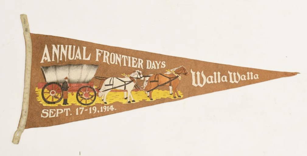 1914 Frontier Days Walla Walla Washington Pennant (8623) on Jan 22