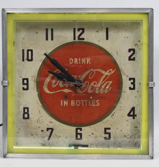 Early Coca-Cola Neon Advertising Lackner Clock (1 of 10)