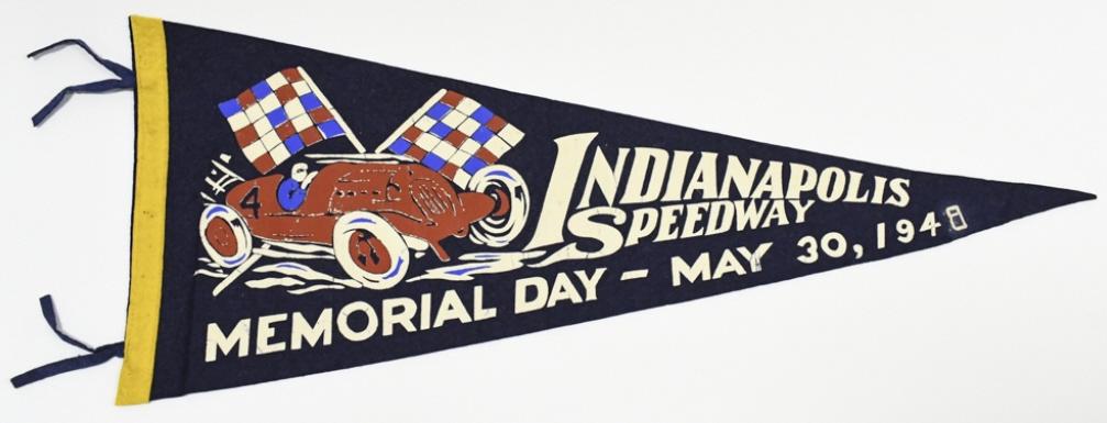 1948s Indianapolis Speedway Memorial Day Pennant (1 of 7)