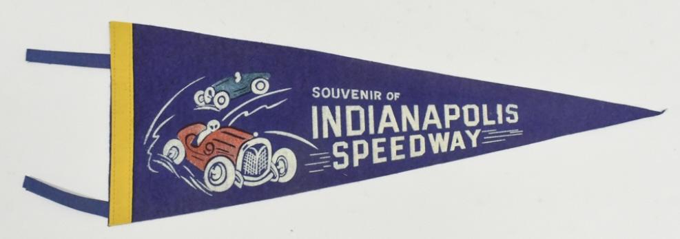 Vintage Indianapolis Speedway 500 Felt Pennant (1 of 6)