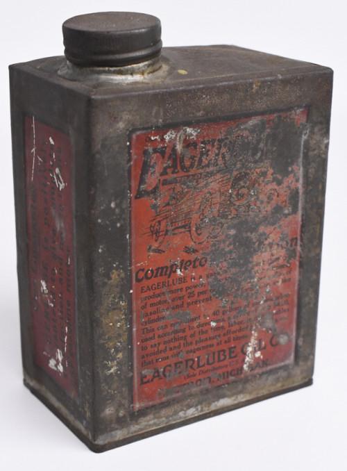 Early Eagerlube One Quart Can w/ Racer Graphics (1 of 9)